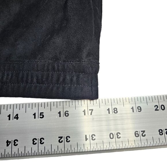 J. Jill Wearever Collection Women's M Faux Suede Black Pants with Pockets‎ - Picture 5 of 11